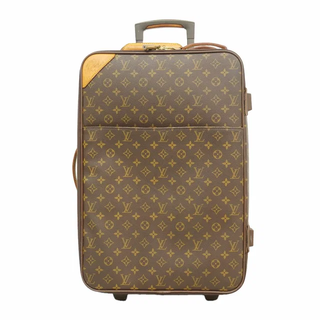 Louis Vuitton Travel Bag Monogram Pegase 55 Brown in Brown from The Reluxe
