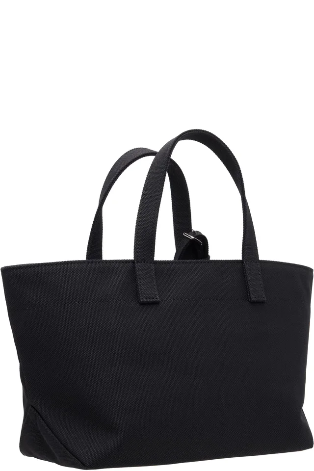 A.P.C. Black 'Le Drummer' Toile Small Tote, photo 3 of 4 from SSENSE