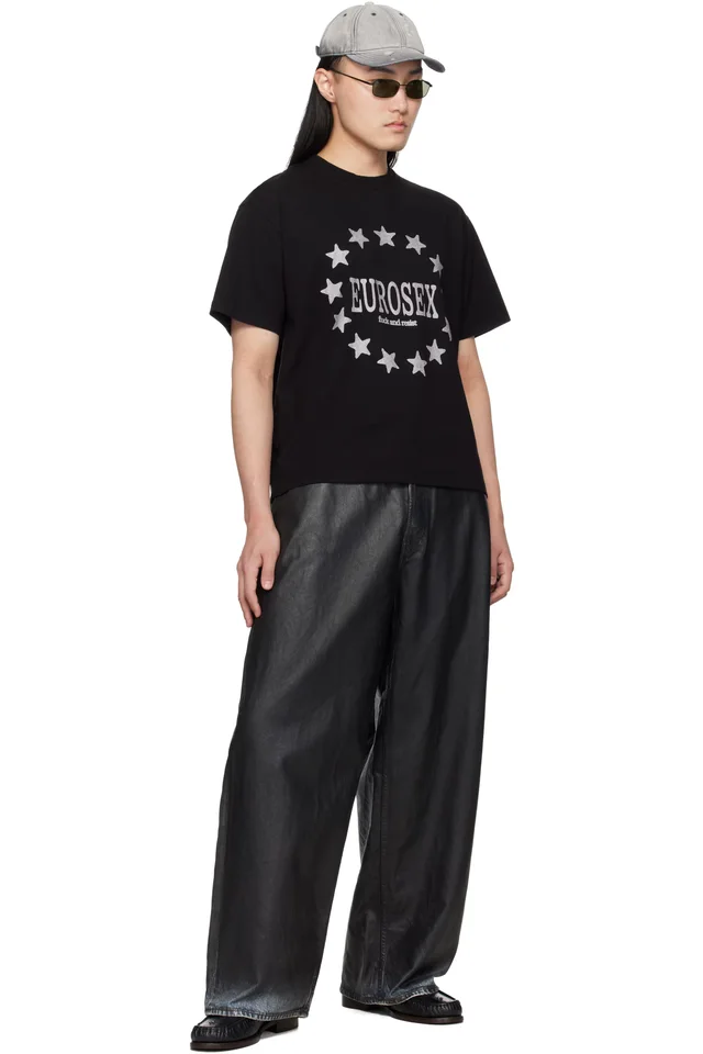 Carne Bollente SSENSE Exclusive Black Printed T-shirt, photo 4 of 4 from SSENSE