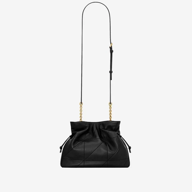 Saint Laurent Jamie Shoulder Bag — Black Leather in Black Leather from HEWI