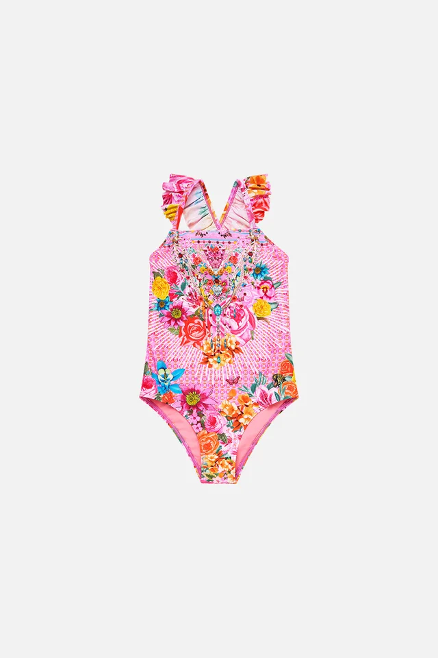Camilla eBoutique KIDS STRAIGHT NECK ONE PIECE W FRILL STRAPS ILLUSTRATION NATION from CAMILLA, photo 1 of 1
