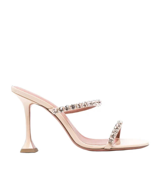 Amina Muaddi Rhinestone-strap high-heeled sandals from SENSER, photo 1 of 1