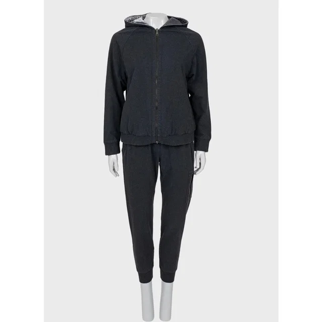 Brunello Cucinelli Reversible Cotton Tracksuit - Size S in gray from Poshmark