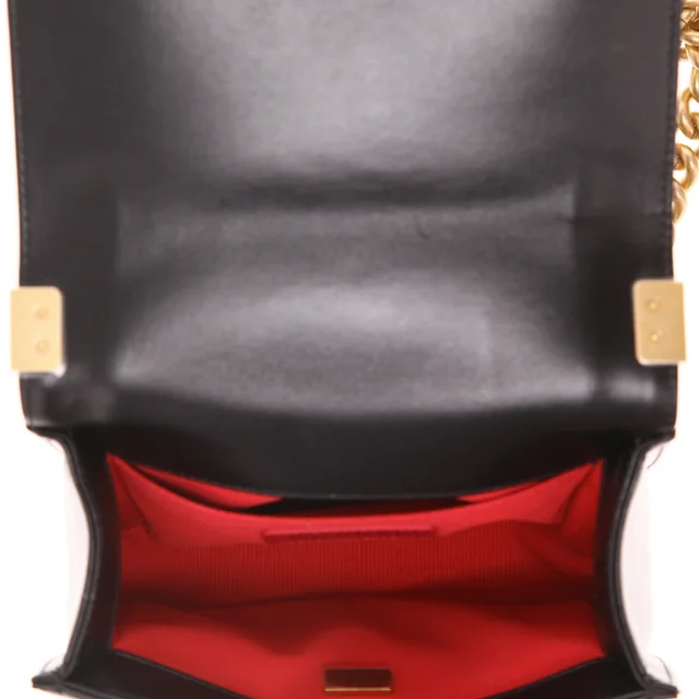 Chanel Mini Boy shoulder bag in Black Leather from Collector Square, photo 4 of 4