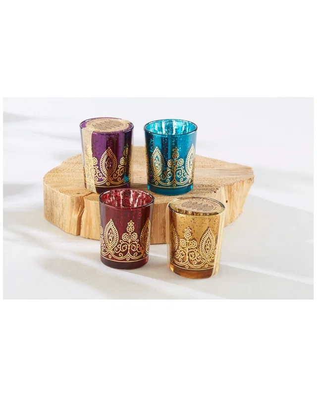 Kate Aspen Set of 12 Indian Jewel Henna Votives, image 1 of 1 from Rue La La