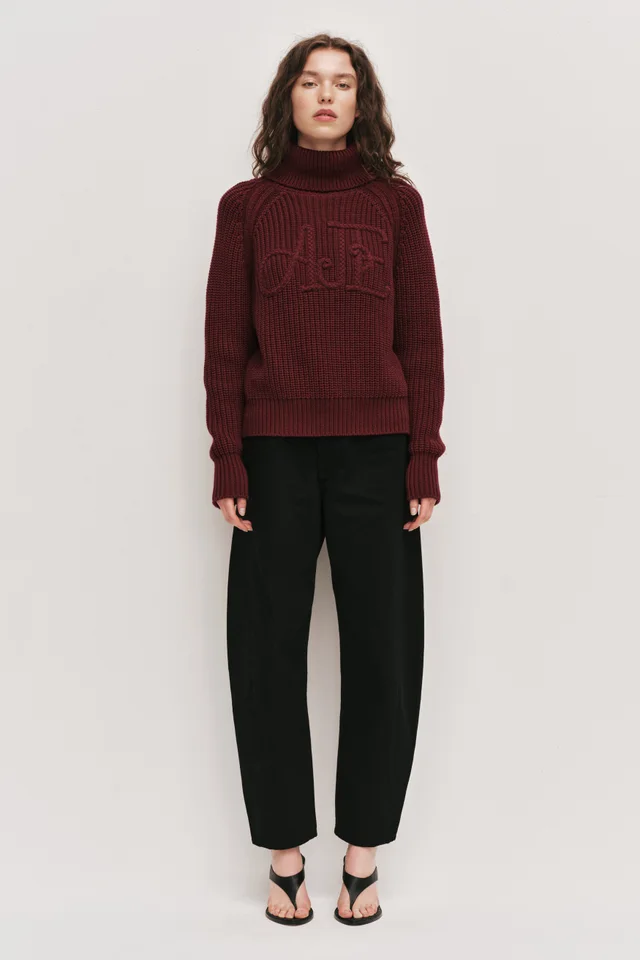 AJE Mea Logo Funnel Neck Jumper from Aje, photo 1 of 1