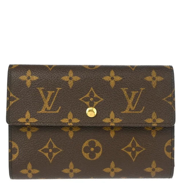 Louis Vuitton 2005 Monogram Porte Tresor Etui Papier Wallet M61202 in Coated canvas from AMORE Vintage Tokyo