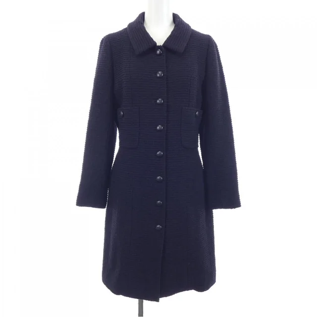 Chanel 94A Vintage Coat Navy in Navy from The Reluxe
