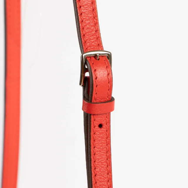 Hermès Clic H 21 Rouge Piment Evercolor GHW Bag in Red Leather from Labellov, photo 9 of 9