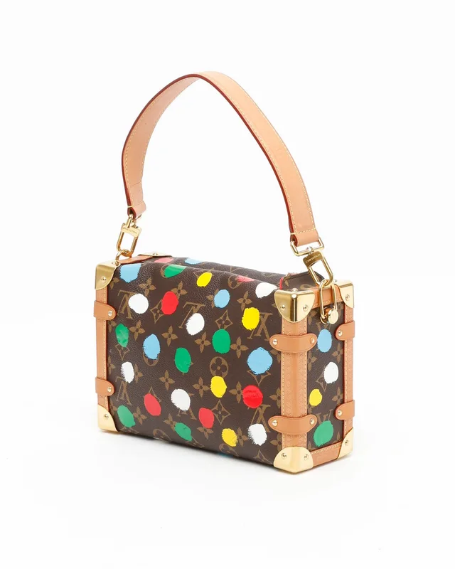 Louis Vuitton Yayoi Kusama 2023 Monogram 3D Dots Side Trunk Bag in Coated canvas from A Retro Tale, photo 3 of 11