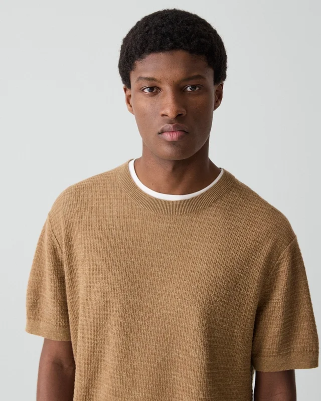 Theory Kolben Tee in Pacific Linen, photo 5 of 6 from Theory