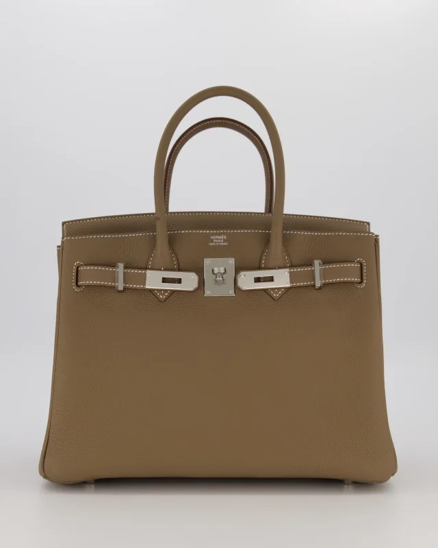 Hermès Birkin 30 Retourne Bag in Taupe Togo leather from Sellier, photo 2 of 20