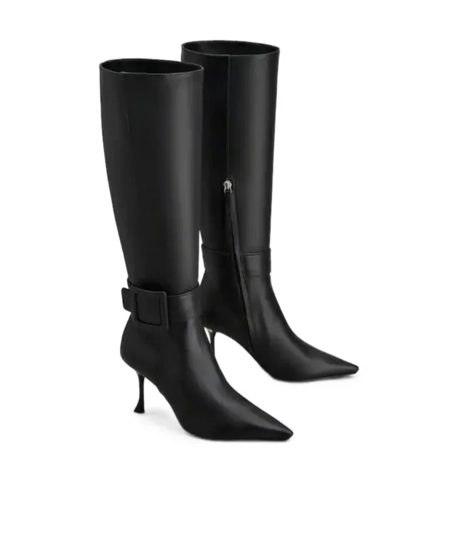 Roger Vivier Viv In The City Buckle Boots, photo 3 of 9 from SENSER