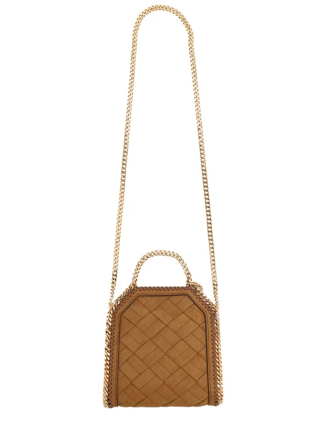 Stella McCartney Falabella Crossbody Bag — Brown Polyester in Brown from HEWI