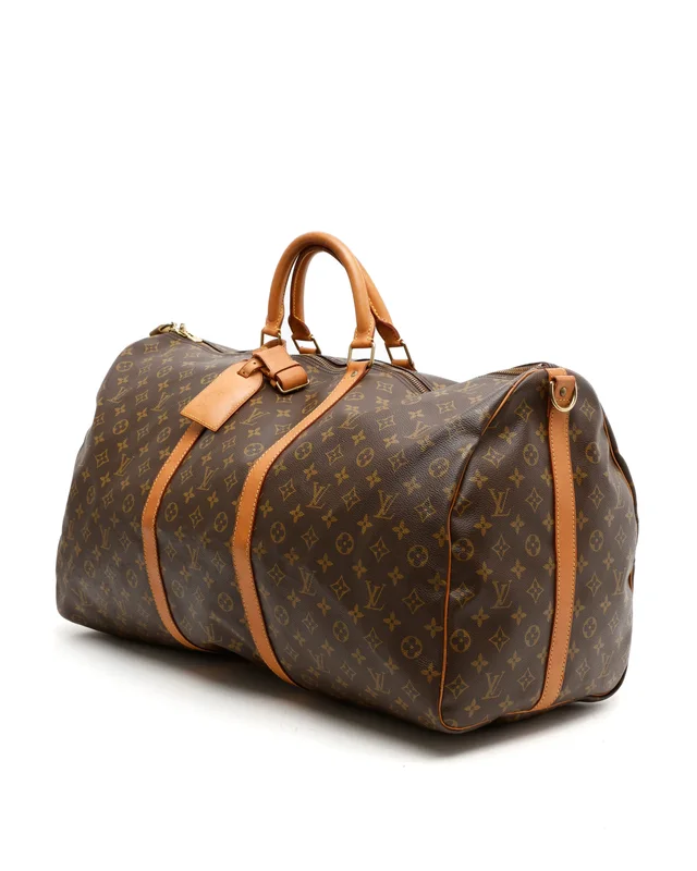 Louis Vuitton Monogram Keepall Bandoulière 60 Weekend Bag in Coated canvas from A Retro Tale, photo 2 of 12