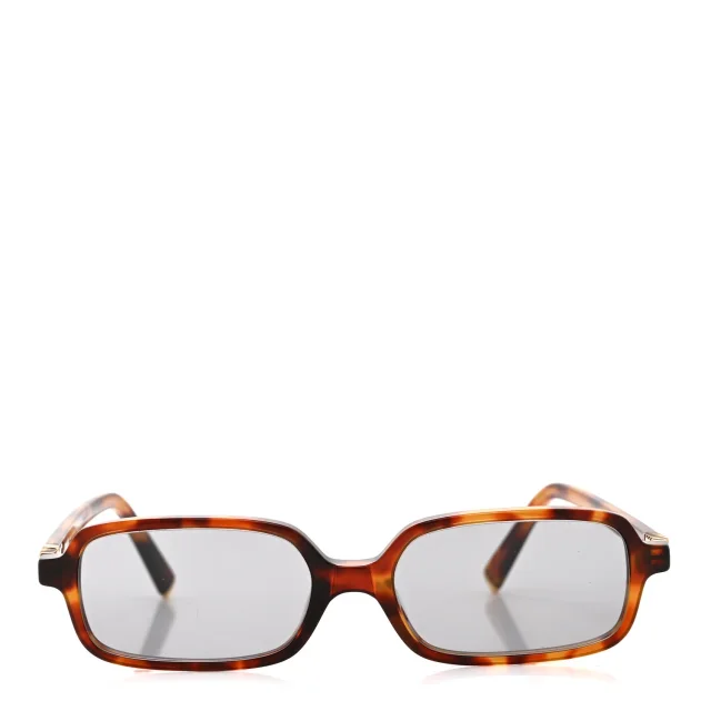 Miu Miu Acetate Rectangle Regard Sunglasses SMU11Z-F Camel Beige in Brown from FASHIONPHILE, photo 2 of 7