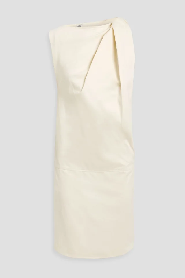 Toteme Twisted cotton and linen-blend dress, photo 5 of 8 from THE OUTNET