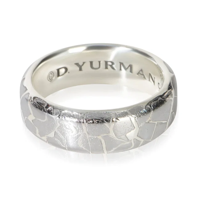 David Yurman Sterling Silver Streamline Meteorite Band 925 in Silver from HEWI