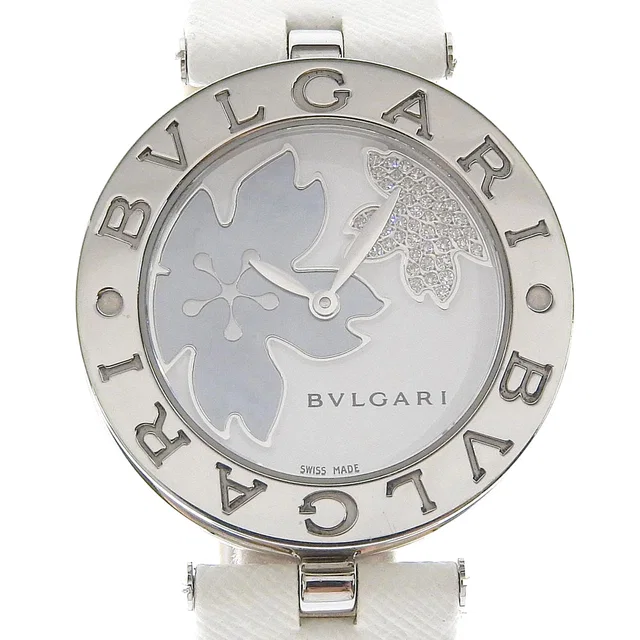 Bvlgari B-zero1 Watch Stainless Steel Leather Quartz in Leather from LuxUness