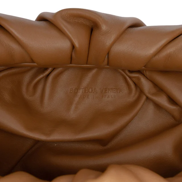 Brown Bottega Veneta Lambskin The Shoulder Pouch in Brown Lambskin from Designer Revival, photo 2 of 2
