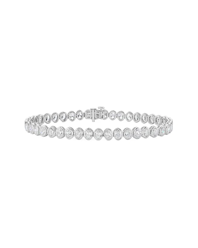 Diana M Lab Grown Diamonds Diana M. 14K 6.30 ct. tw. Lab-Grown Diamond Tennis Bracelet, image 1 of 1 from Gilt