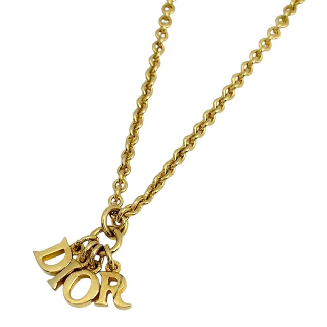 Dior Necklace Gold Plated in Gold from The Reluxe