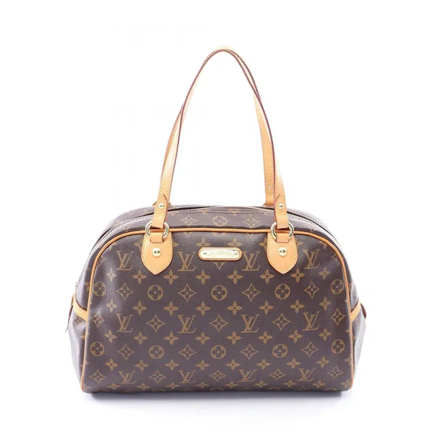 Louis Vuitton Shoulder Bag Montorgueil GM Monogram Leather in Leather from The Reluxe