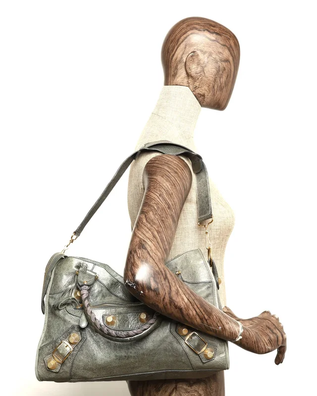 Balenciaga Motocross Giant City Bag in Woven leather from A Retro Tale, photo 10 of 10