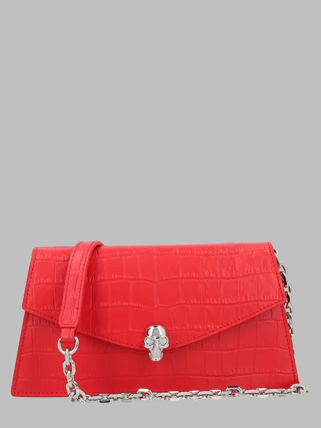 Alexander McQueen Shoulder Bag — Red Calf Leather in Red Calfskin from HEWI