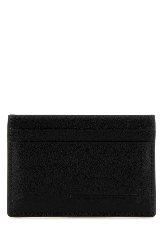 Tom Ford Grain Card Case — Black Cases in Black Goatskin from HEWI