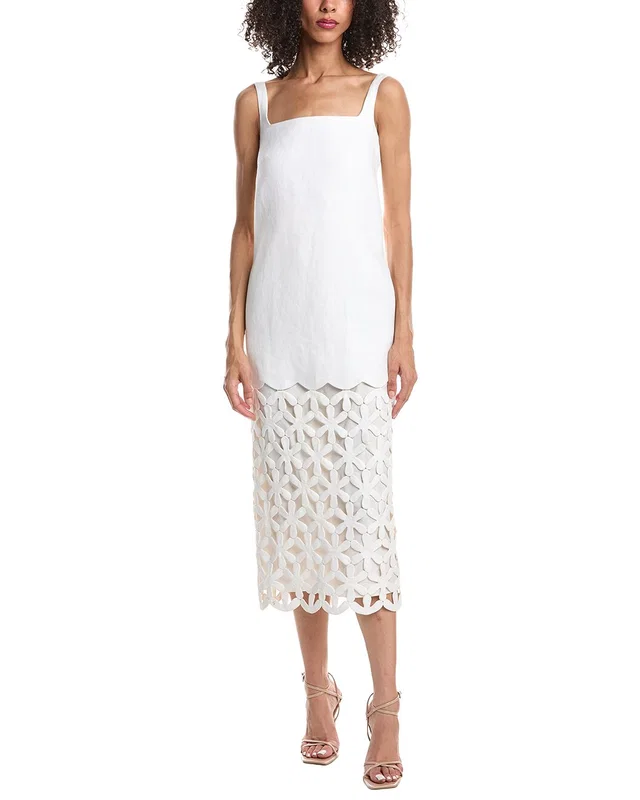 Valentino Donna Silk-Blend Midi Dress, image 1 of 1 from Gilt