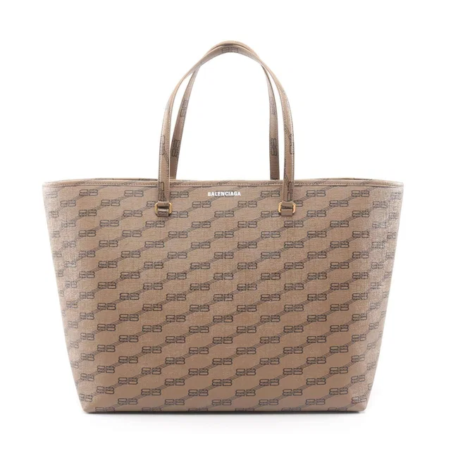 Balenciaga BB Monogram PVC Coated Canvas Tote Bag in Coated canvas from LuxUness