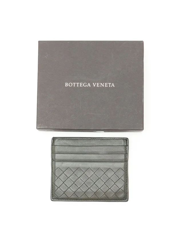 Bottega Veneta Intrecciato Card Holder in Woven leather from A Retro Tale, photo 2 of 5
