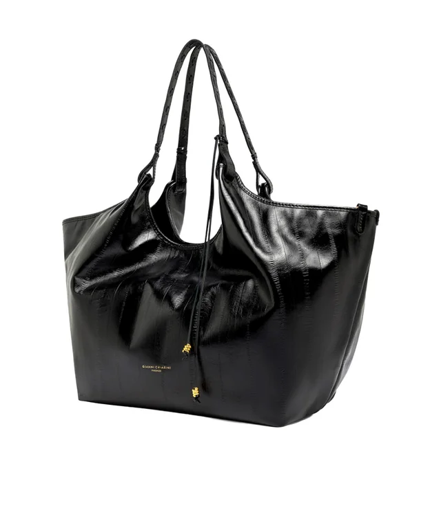 Gianni Chiarini large Dua leather shoulder bag, photo 3 of 6 from SENSER