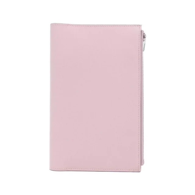Hermès EA Zip PM 074736CK Organizer in Rose sakura Swift leather from Elady
