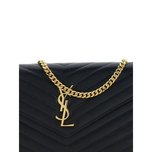 Saint Laurent Black Calf Leather Bos Taurus Shoulder Bag in Black Calfskin from HEWI, photo 4 of 4