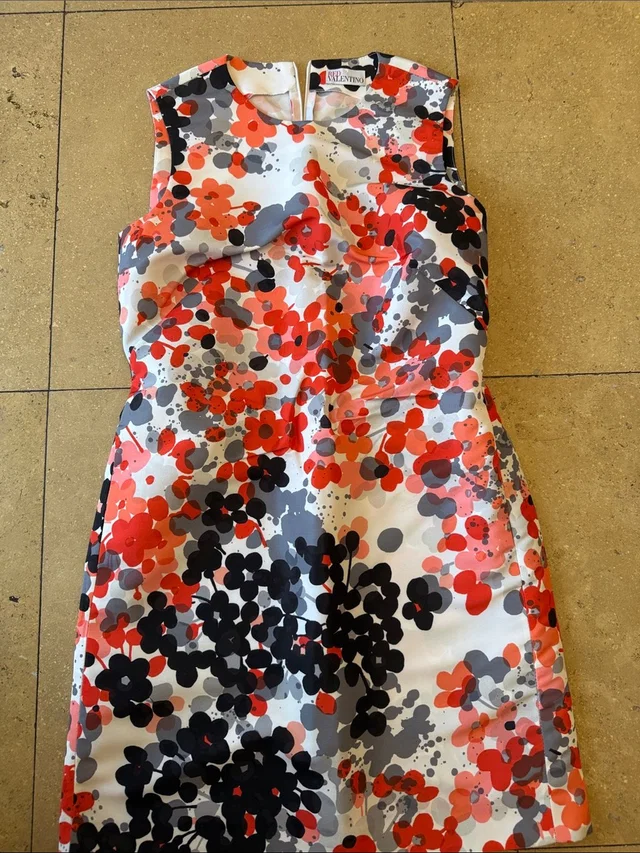 REDValentino White Mini Dress in red|black from Poshmark