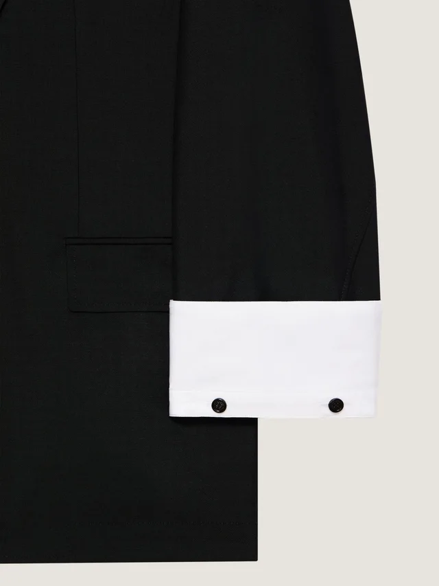 Givenchy Couture Seam single-breasted jacket in wool and mohair, photo 2 of 5 from SENSER