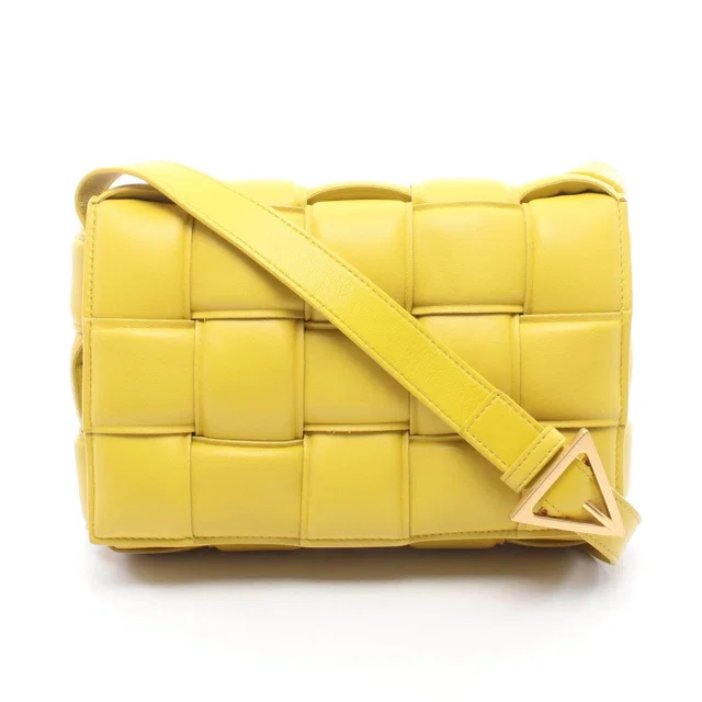 Bottega Veneta Padded Cassette Leather Shoulder Bag in Leather from LuxUness
