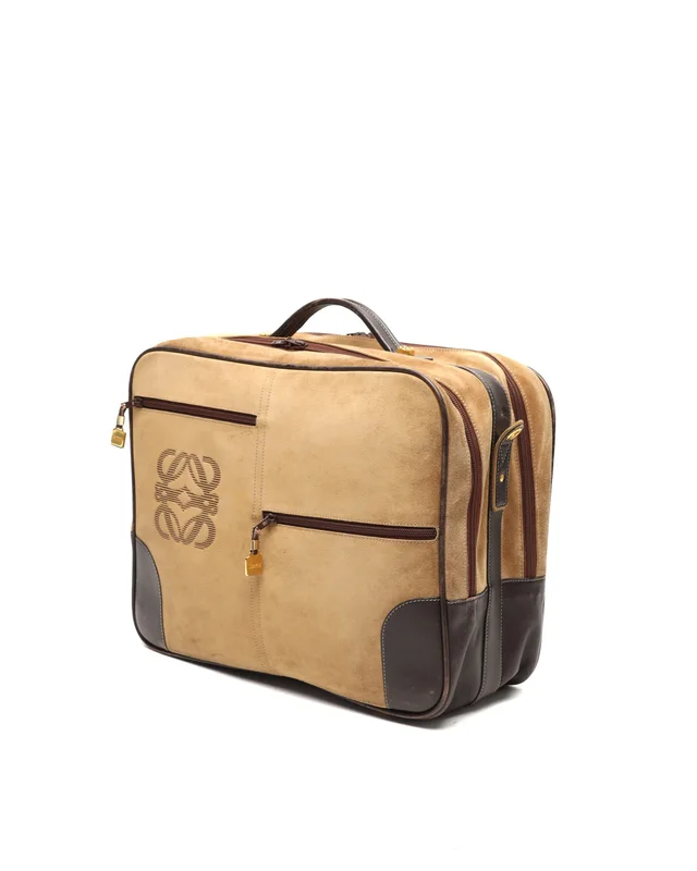 Loewe Anagram Suede Travel Bag in Suede from A Retro Tale, photo 2 of 12