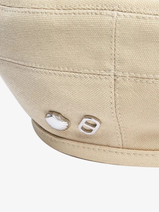 Hermès Beige canvas beret in Beige Canvas from Sign of the Times, photo 3 of 4