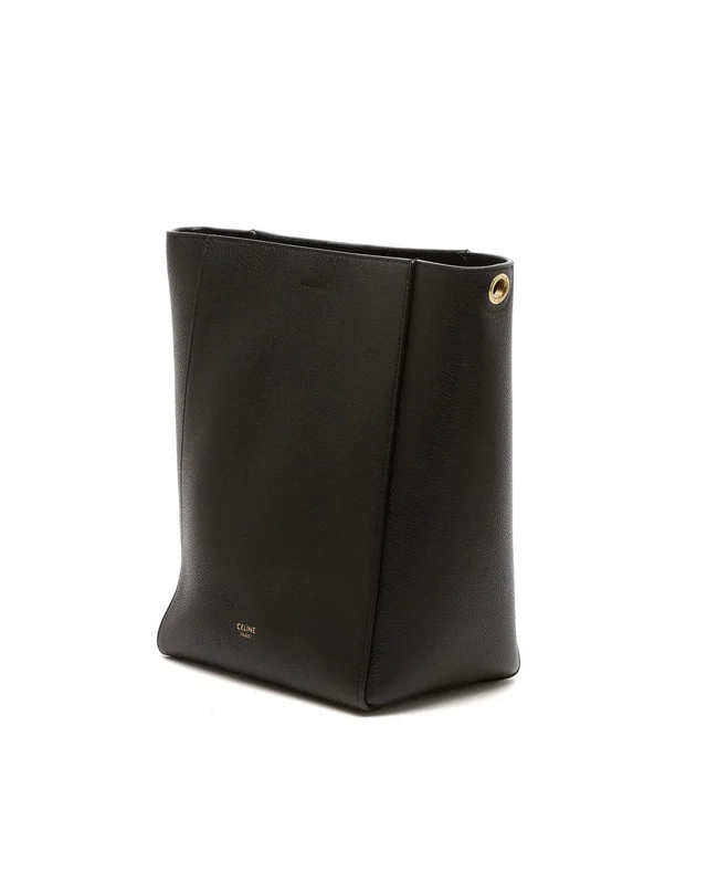 Celine Small Seau Sangle Bucket Bag in Caviar leather from A Retro Tale, photo 2 of 8