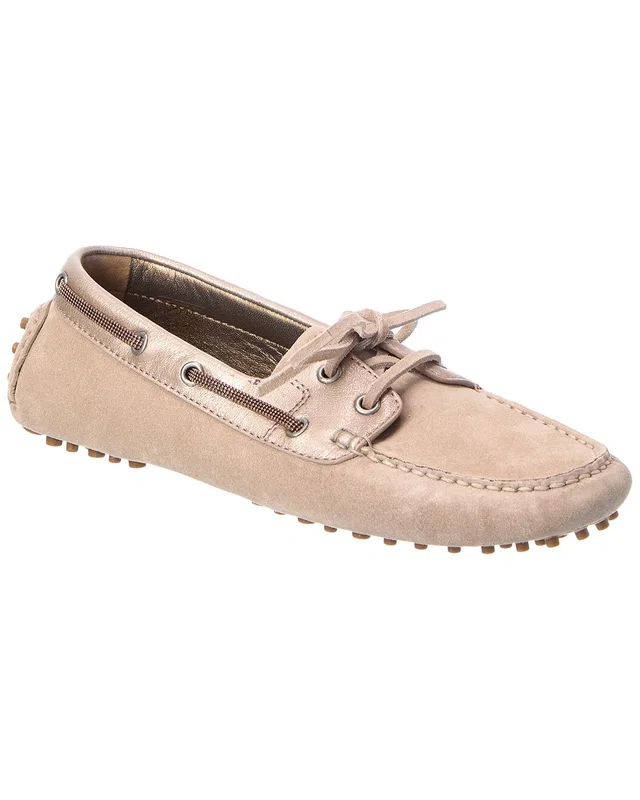 Brunello Cucinelli Suede Loafer, image 1 of 1 from Gilt