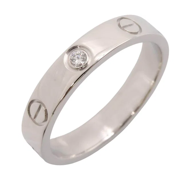 Cartier Mini Love Au750 Diamond Ring Size 11.5 from LuxUness