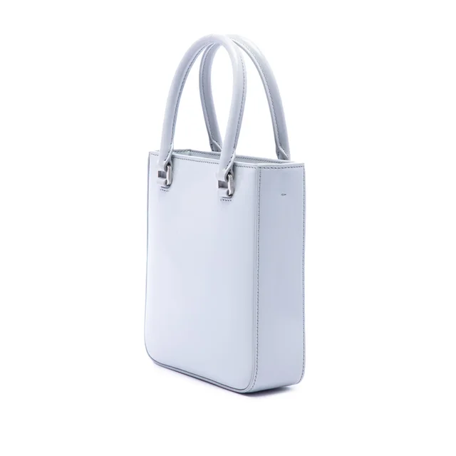 Blue Prada Small Spazzolato Leather Satchel in Blue Leather from Designer Revival, photo 2 of 2