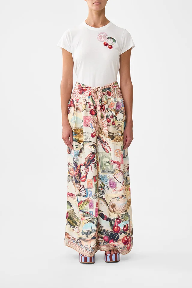 Camilla eBoutique RELAXED PANT WITH TIE FRONT NOTES FROM THE ROAD from CAMILLA, photo 1 of 1