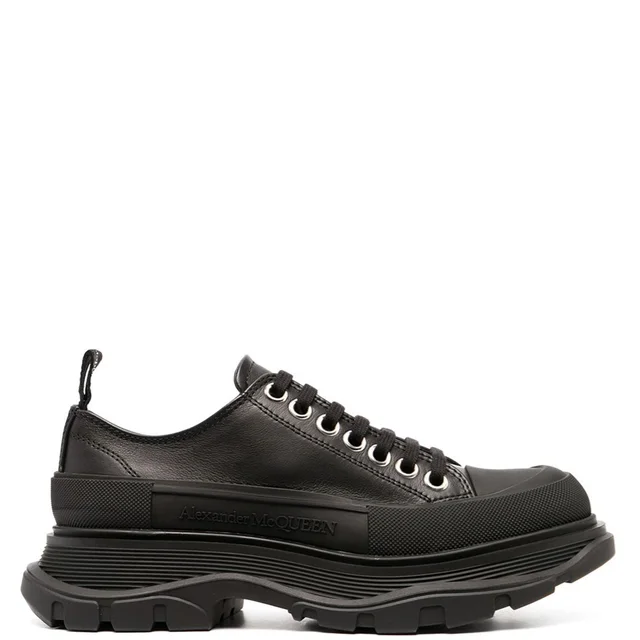Alexander McQueen Tread Slick Leather Sneaker, Black from Cultstatus, photo 1 of 1