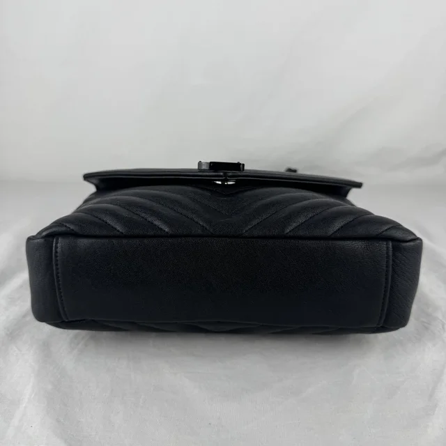 Saint Laurent College Medium Bag in Calfskin leather, Crinkled, Metal from Reowned, photo 5 of 12