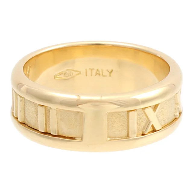 Tiffany & Co. 18K Atlas Ring #51 Yellow Gold in Yellow from VINTAGE QOO TOKYO, photo 2 of 2