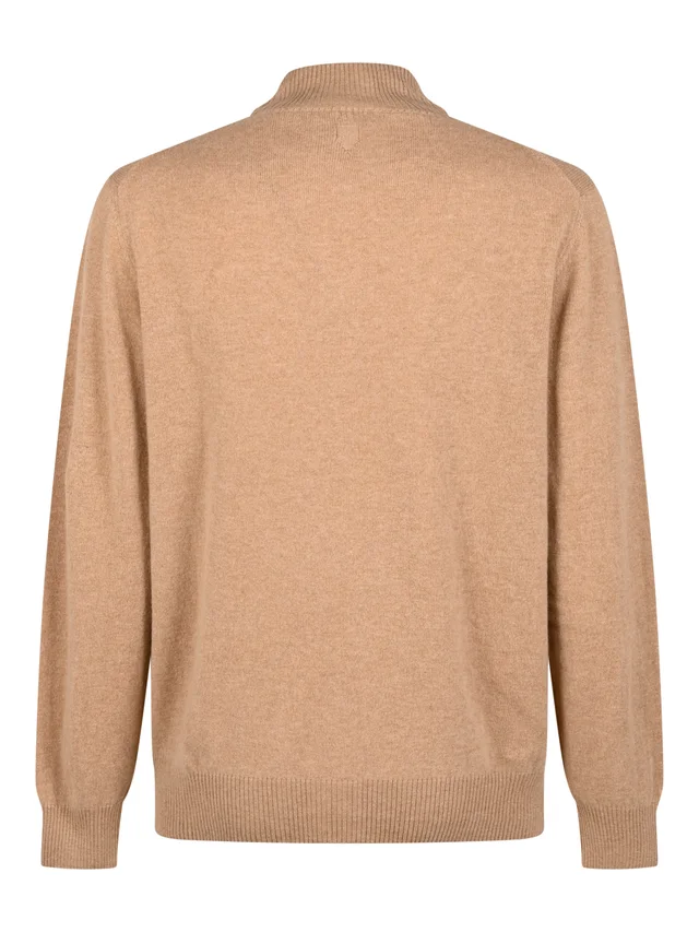 Canali Zip-Up Stand Collar Cardigan, photo 2 of 3 from SENSER